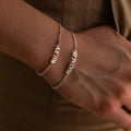 Birthstone Custom Name Bracelet